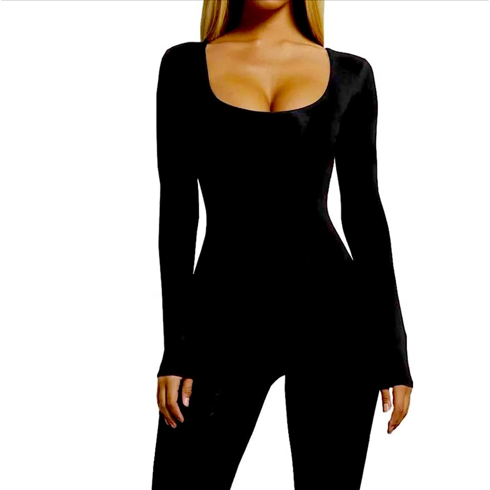 Full Length Fleece Lined Jumpsuit/Romper.